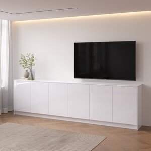 Artego Design Elva Hoogglans Alpine Wit 303 cm Dressoir