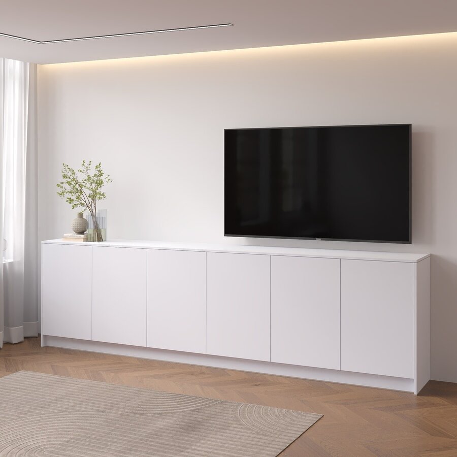 Elva Alpine Wit 303 cm Dressoir