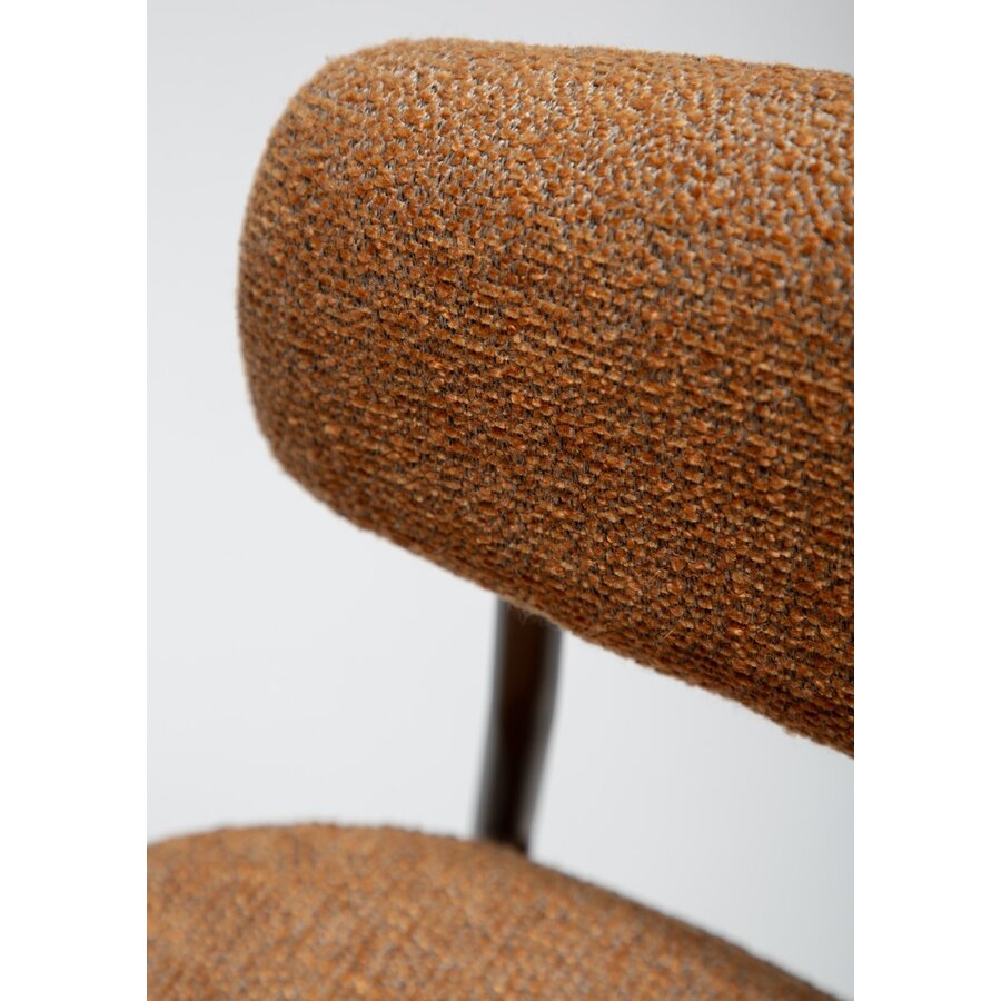 Reboot Pompoen Bouclé Armstoel