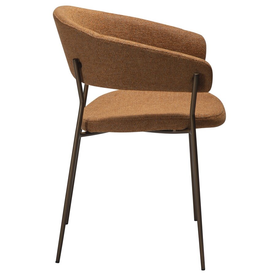 Reboot Pompoen Bouclé Armstoel