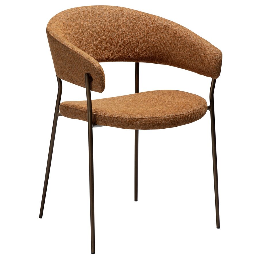 Reboot Pompoen Bouclé Armstoel