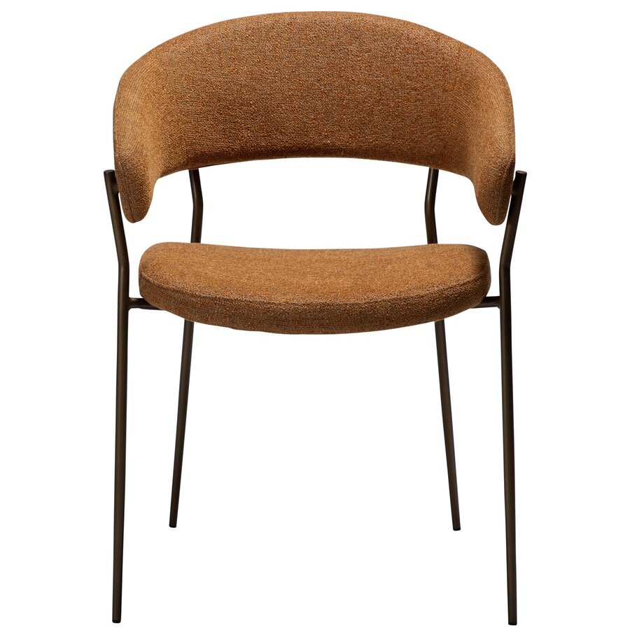 Reboot Pompoen Bouclé Armstoel