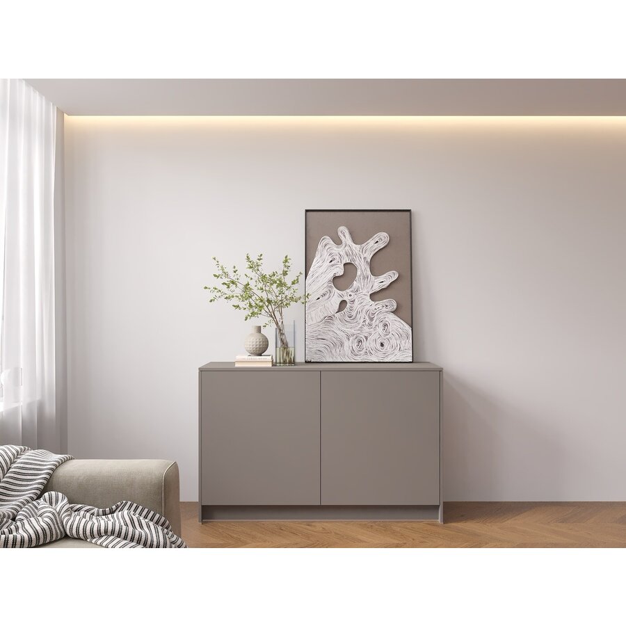 Elva Turin Taupe Dressoir 123 cm