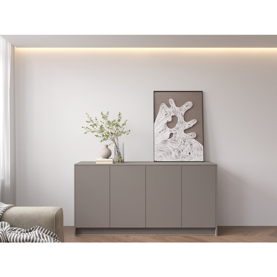 Elva Turin Taupe Dressoir 163 cm