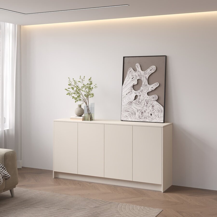 Elva Turin Magnolia Dressoir 163 cm Elva Turin Magnolia Dressoir 163 cm