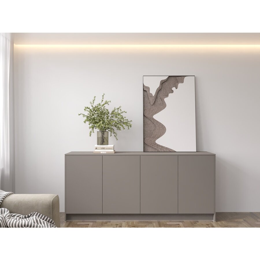 Elva Turin Taupe Dressoir 183 cm