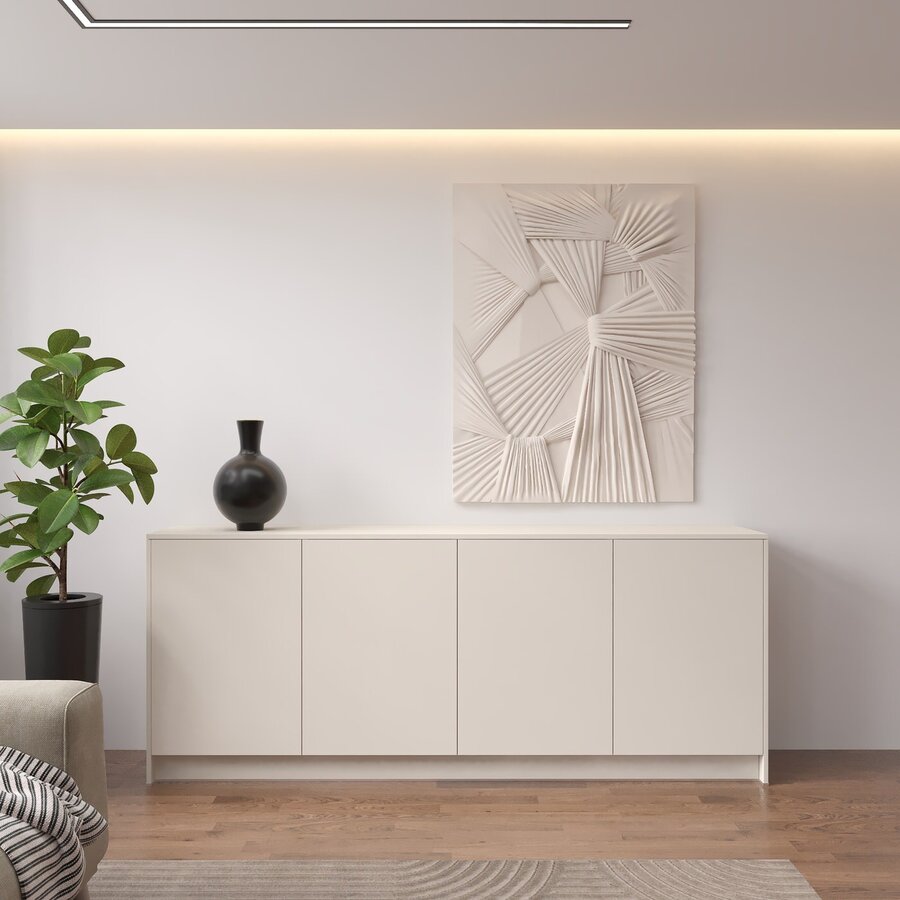 Elva Turin Magnolia Dressoir 203 cm Elva Turin Magnolia Dressoir 203 cm