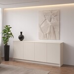 Artego Design Elva Turin Magnolia Dressoir 203 cm Artego Design Elva Turin Magnolia Dressoir 203 cm