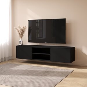Artego Design Frame 180 cm TV Wandmeubel Turin Zwart