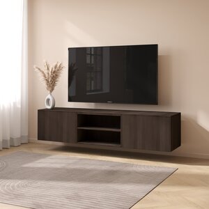 Artego Design Frame 183 cm TV Wandmeubel Casella Donker Eiken