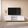 Frame 183 cm TV Wandmeubel Hoogglans Wit Frame 183 cm TV Wandmeubel Hoogglans Wit