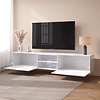Frame 183 cm TV Wandmeubel Hoogglans Wit Frame 183 cm TV Wandmeubel Hoogglans Wit
