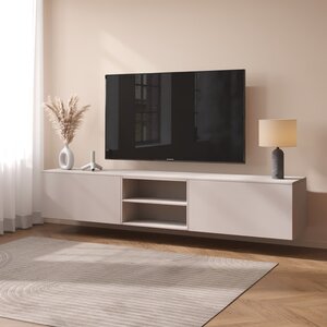 Artego Design Frame 220 cm TV Wandmeubel Turin Cashmere