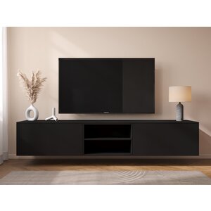 Artego Design Frame 220 cm TV Wandmeubel Turin Zwart