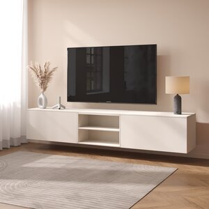 Artego Design Frame 220 cm TV Wandmeubel Turin Magnolia