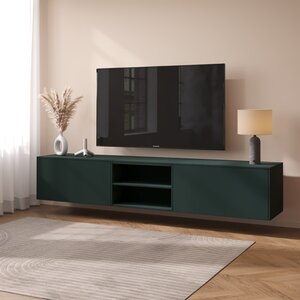 Artego Design Frame 223 cm TV Wandmeubel Woudgroen