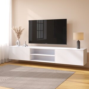 Artego Design Frame 240 cm TV Wandmeubel Turin Alpine Wit