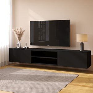 Artego Design Frame 240 cm TV Wandmeubel Turin Zwart