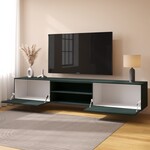 Artego Design Frame 243 cm TV Wandmeubel Woudgroen Artego Design Frame 243 cm TV Wandmeubel Woudgroen