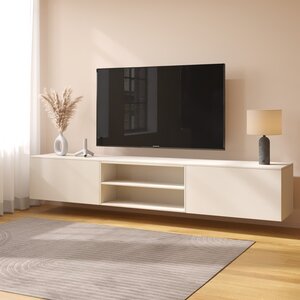 Artego Design Frame 240 cm TV Wandmeubel Turin Magnolia