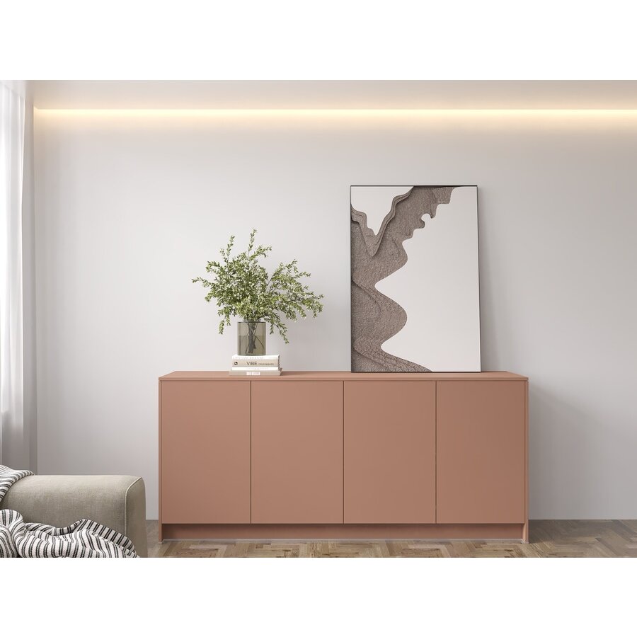 Elva Pastell Abrikoos Dressoir 183 cm