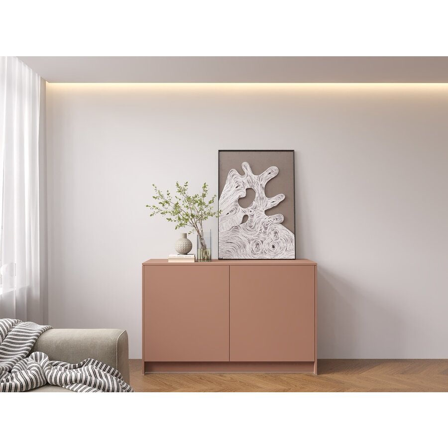 Elva Pastell Abrikoos Dressoir 123 cm