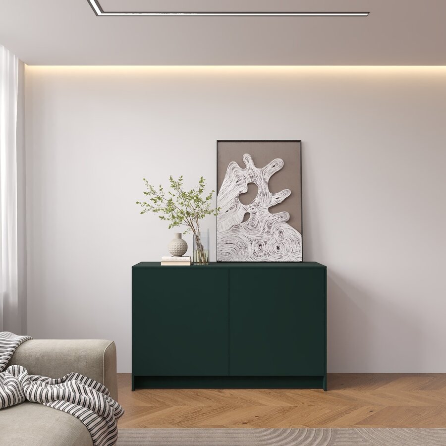 Elva Woudgroen Dressoir 123 cm Elva Woudgroen Dressoir 123 cm