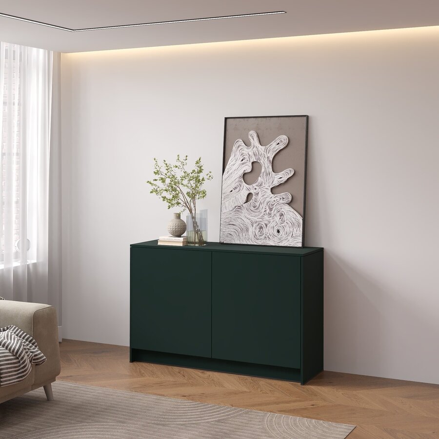 Elva Woudgroen Dressoir 123 cm Elva Woudgroen Dressoir 123 cm