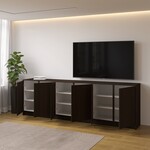 Artego Design Elva Donker Eiken Dressoir 273 cm Artego Design Elva Donker Eiken Dressoir 273 cm