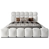 Denver 200 x 200 cm Gestoffeerd Bed Naturel