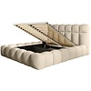 Denver 180 x 200 cm Gestoffeerd Bed Taupe