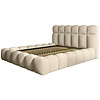 Denver 160 x 200 cm Gestoffeerd Bed Taupe