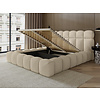 Denver 160 x 200 cm Gestoffeerd Bed Taupe
