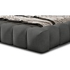 Dallas 160 x 200 cm Gestoffeerd Bed Donkergrijs