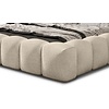 Dallas 180 x 200 cm Gestoffeerd Bed Taupe