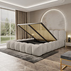 Dallas 180 x 200 cm Gestoffeerd Bed Beige