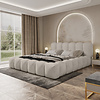 Dallas 180 x 200 cm Gestoffeerd Bed Beige