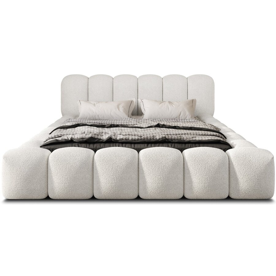 Dallas 140 x 200 cm Gestoffeerd Bed Naturel