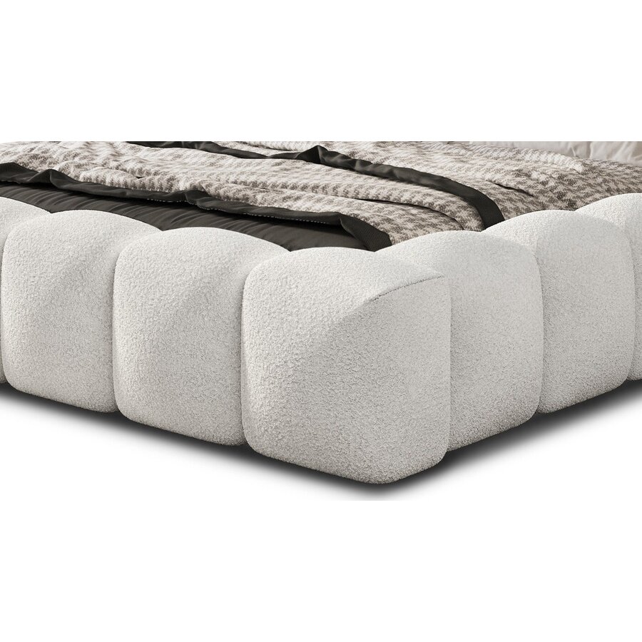 Dallas 180 x 200 cm Gestoffeerd Bed Naturel