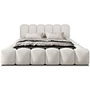 Dallas 200 x 200 cm Gestoffeerd Bed Naturel