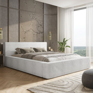 Trae Mobler Alma 180 x 200 cm Gestoffeerd Bed Naturel