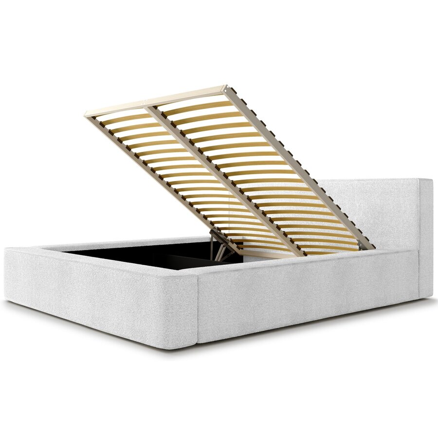 Alma 140 x 200 cm Gestoffeerd Bed Naturel