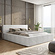 Alma 140 x 200 cm Gestoffeerd Bed Naturel