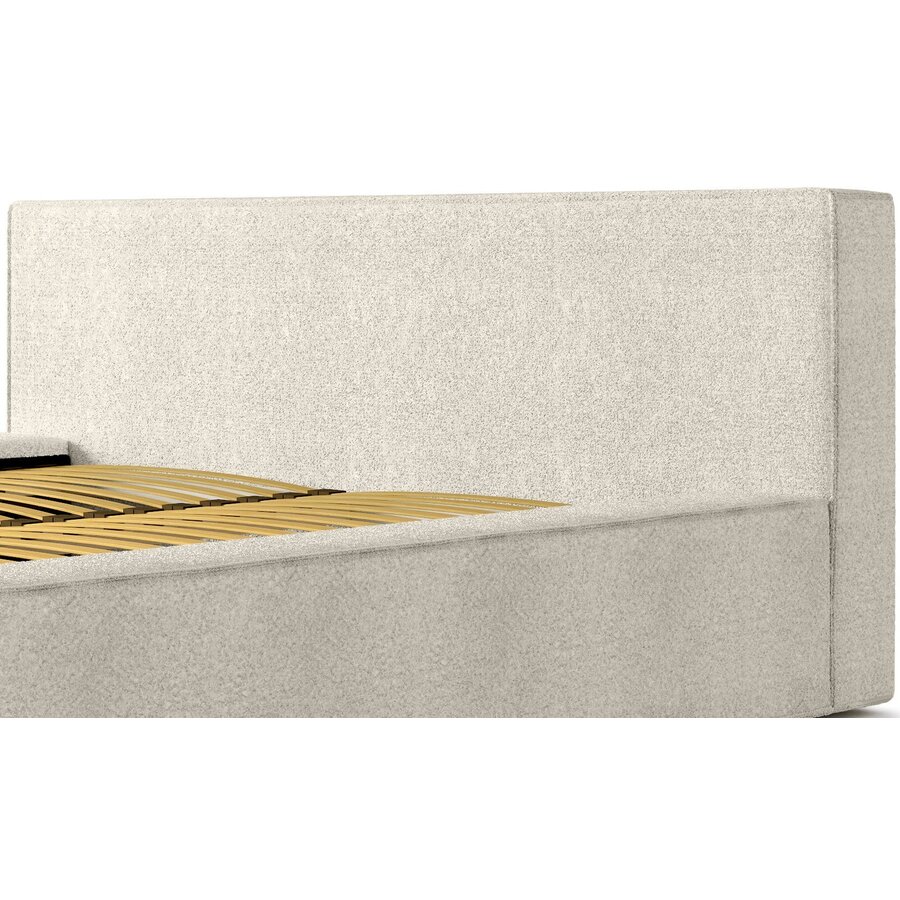 Alma 160 x 200 cm Gestoffeerd Bed Beige