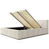 Alma 140 x 200 cm Gestoffeerd Bed Beige