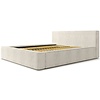 Alma 140 x 200 cm Gestoffeerd Bed Beige