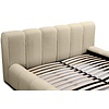 Adell 200 x 200 cm Gestoffeerd Bed Taupe