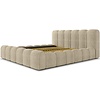 Adell 200 x 200 cm Gestoffeerd Bed Taupe