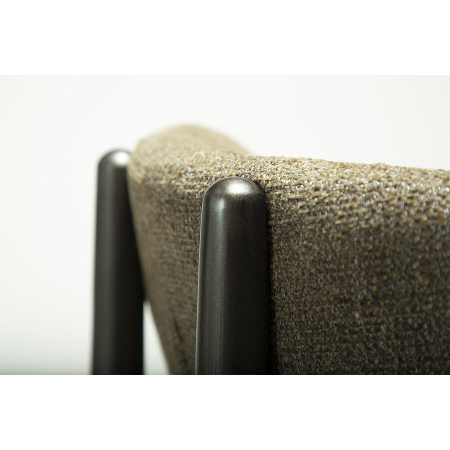 Woke Oljifgroen Bouclé Eetkamerstoel Woke Oljifgroen Bouclé Eetkamerstoel