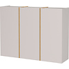 Libbiano Plus Cashmere / Eiken Multifunctionele Wandkast H103 cm